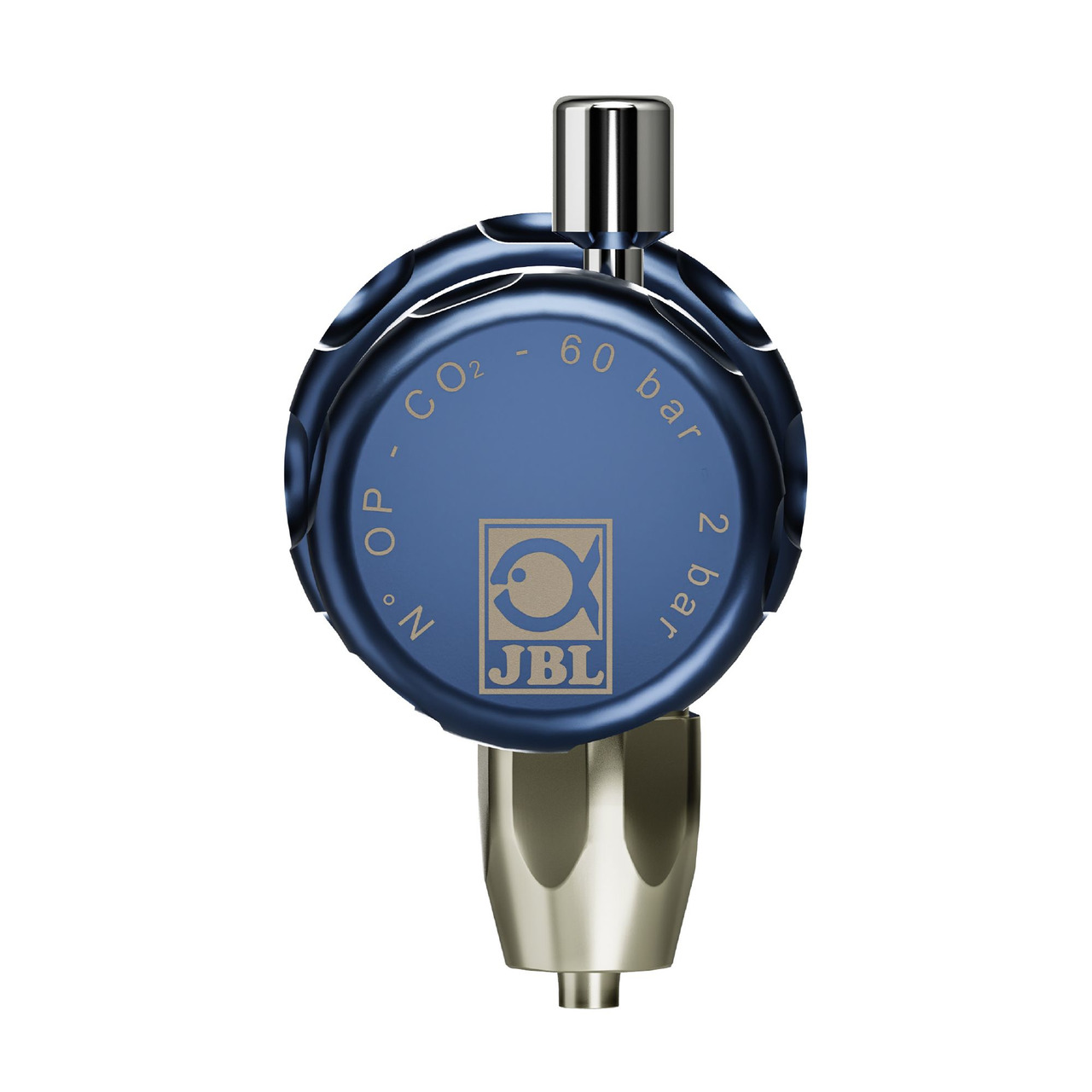 JBL ProFlora CO2-Druckminderer, Zubehör für Aquarien, präzise CO2-Zufuhr, 60-2 bar, ideal für Pflanzenwachstum.