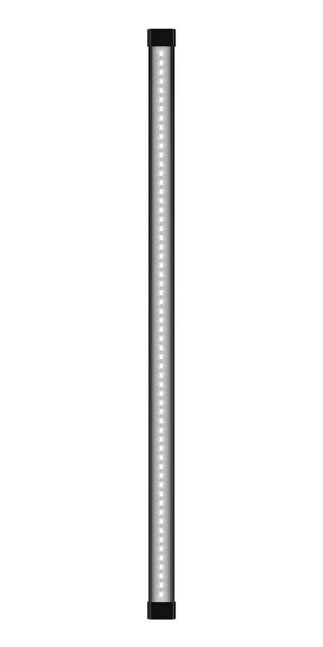 LED-Beleuchtungseinheit von Ciano, speziell entwickelt für Aquarien. Das schlanke, rechteckige Design mit schwarzem Rahmen und integrierten LED-Leuchten sorgt für eine gleichmäßige Ausleuchtung. Ideal für Aquarienliebhaber, die eine energieeffiziente und 