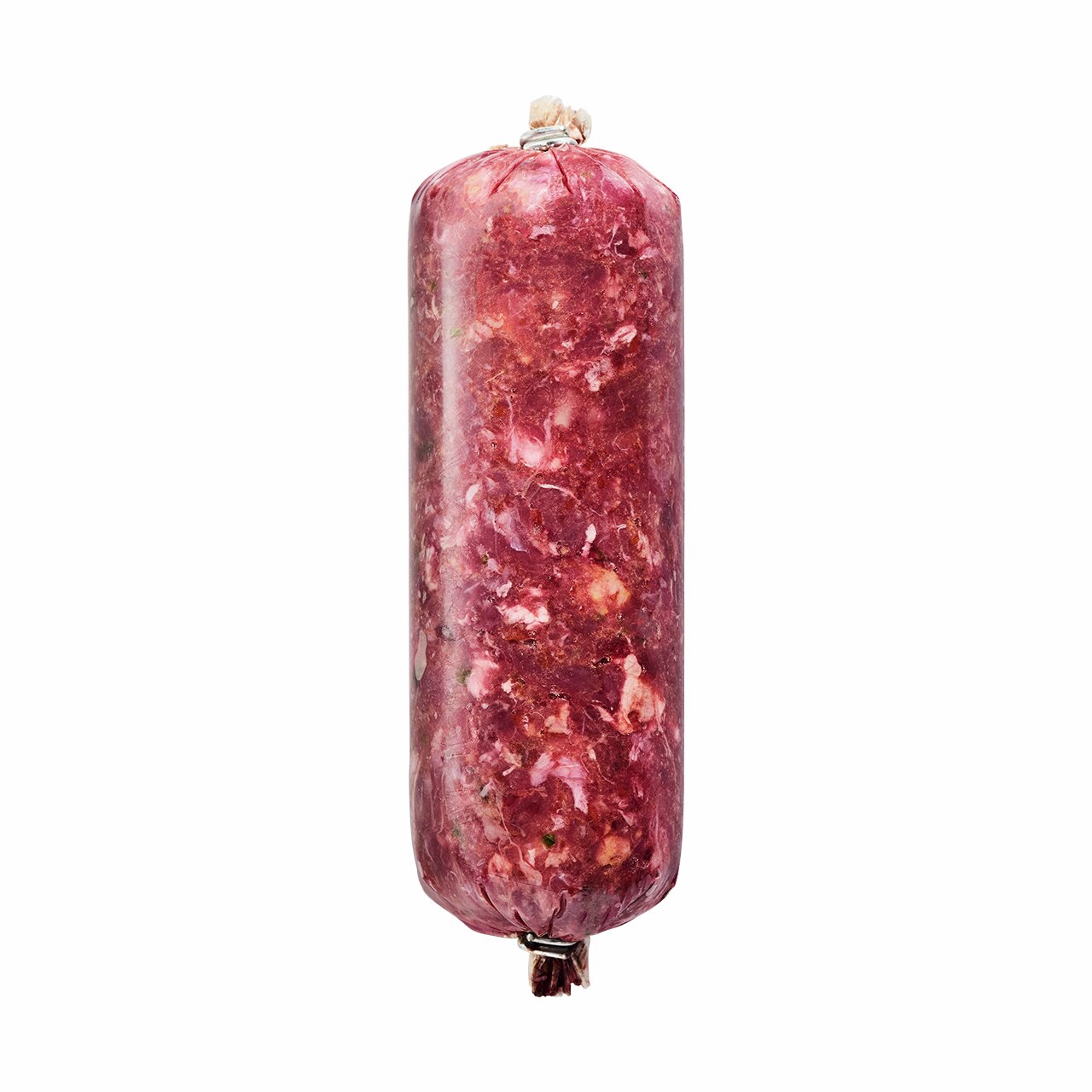 Lottis Häppchen BARF-Wurst Rind, 500 g, für Hunde, vakuumverpackt, artgerechte Ernährung, ideal für ernährungsbewusste Halter.