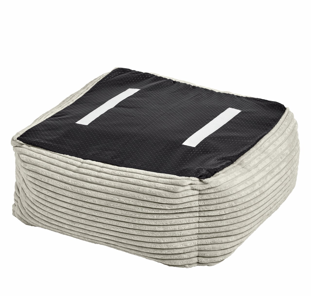 Katzenkissen Stylecats, beige gerippt, rutschfeste Unterseite, für Katzen aller Größen, Komfort & Stabilität, ideal innen.