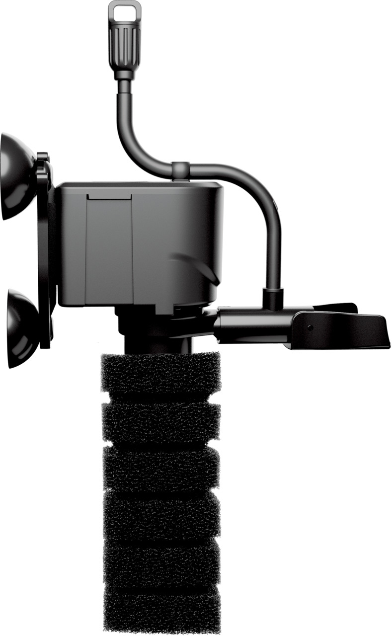 Tetra Innenfilter IN 300 Plus, für Aquarienbesitzer, effiziente Wasserreinigung, schwarz, kompakt, mehrschichtiger Schwamm.