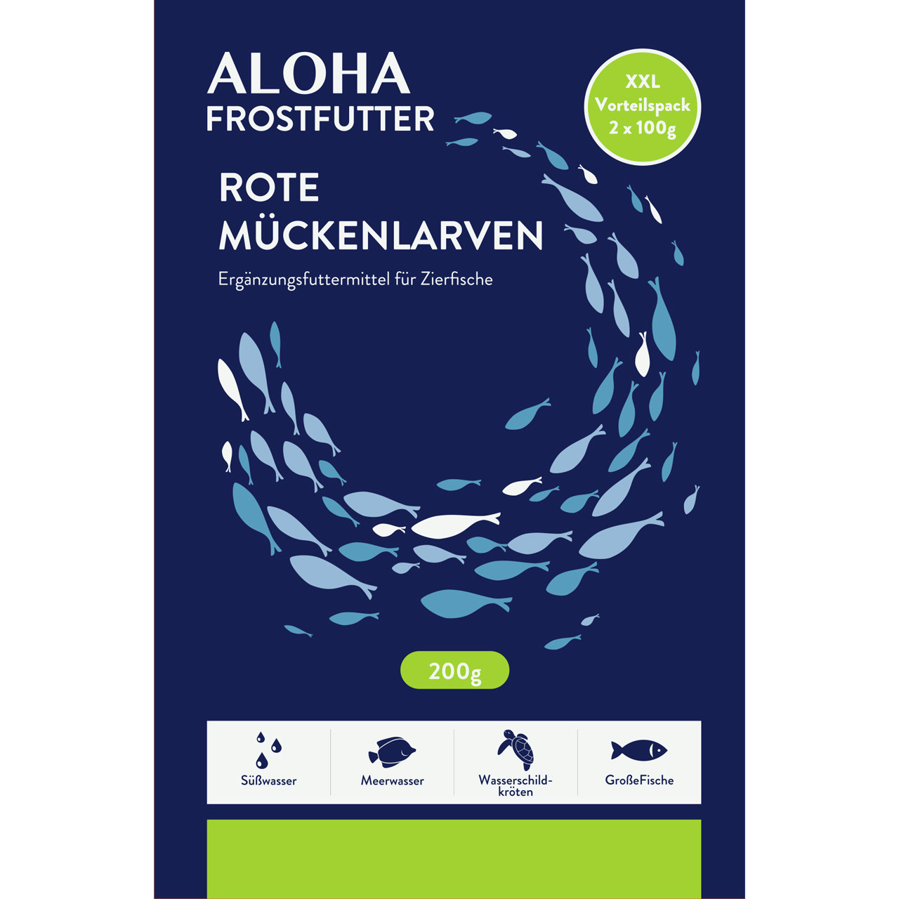 ALOHA Rote Mückenlarven BLISTER ECO 200 g