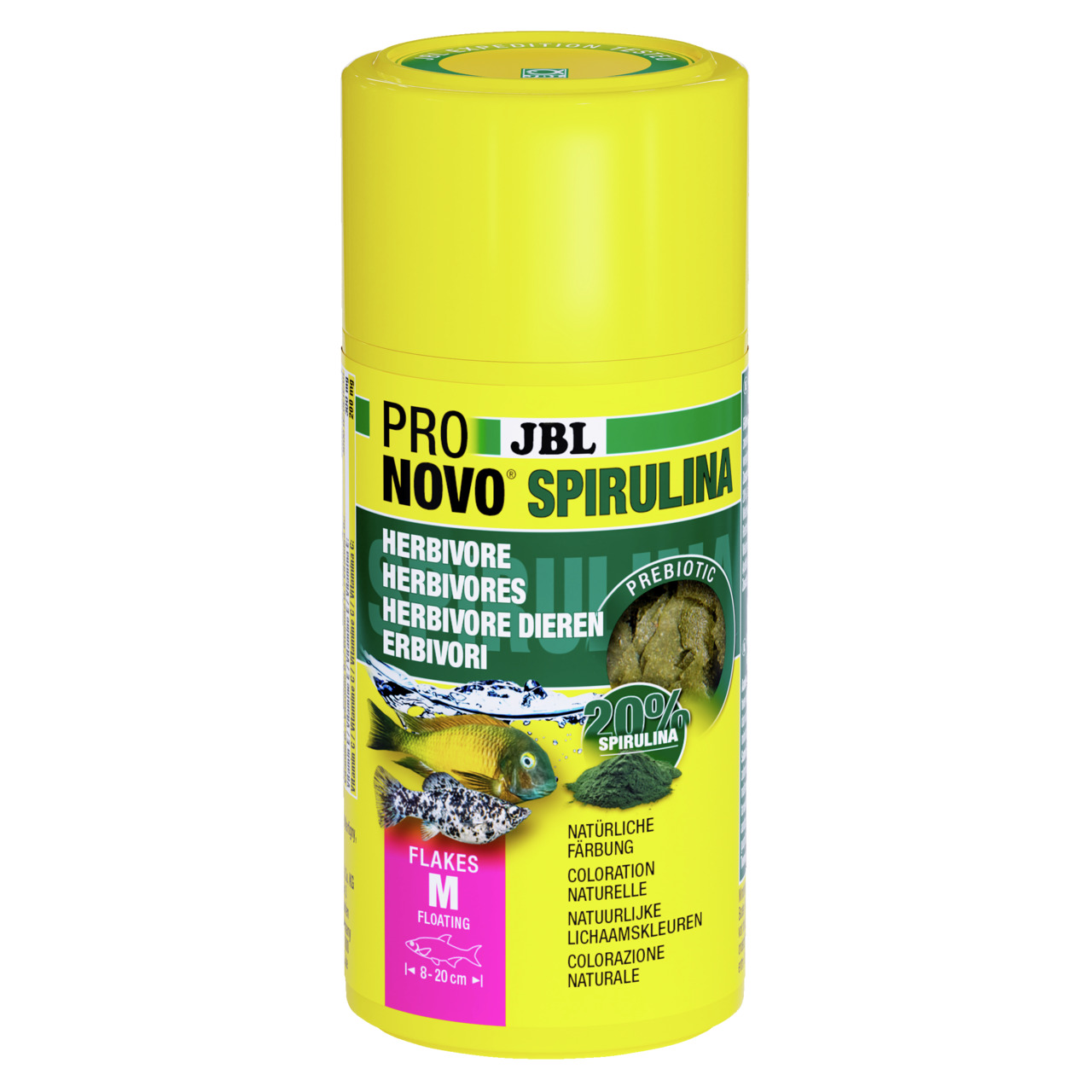 JBL Pronovo Spirulina Flakes M 250 Milliliter Fischfutter