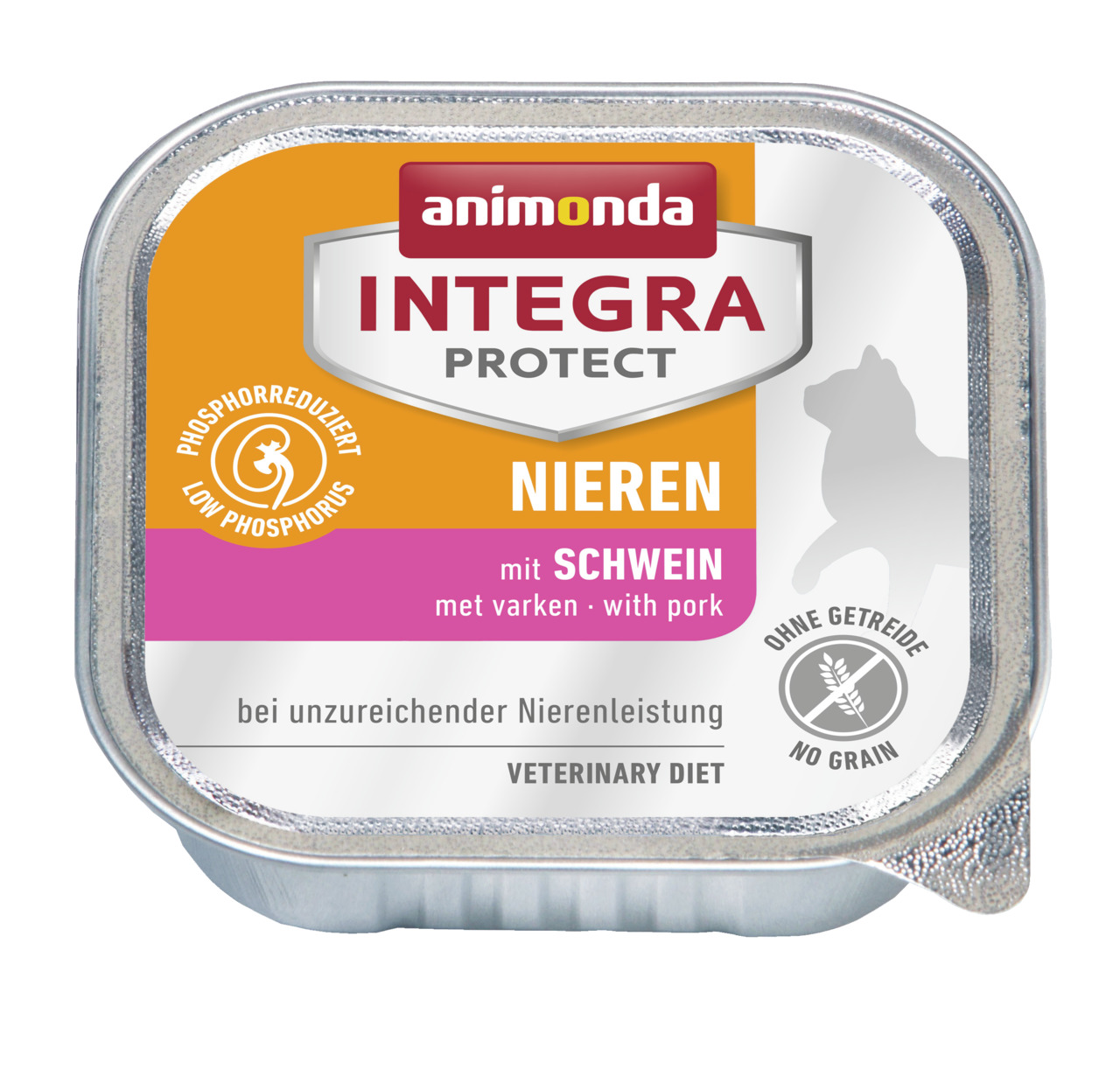 Sparpaket 32 x 100 g Animonda Integra Protect Renal/Nieren mit Schwein Katzen Nassfutter