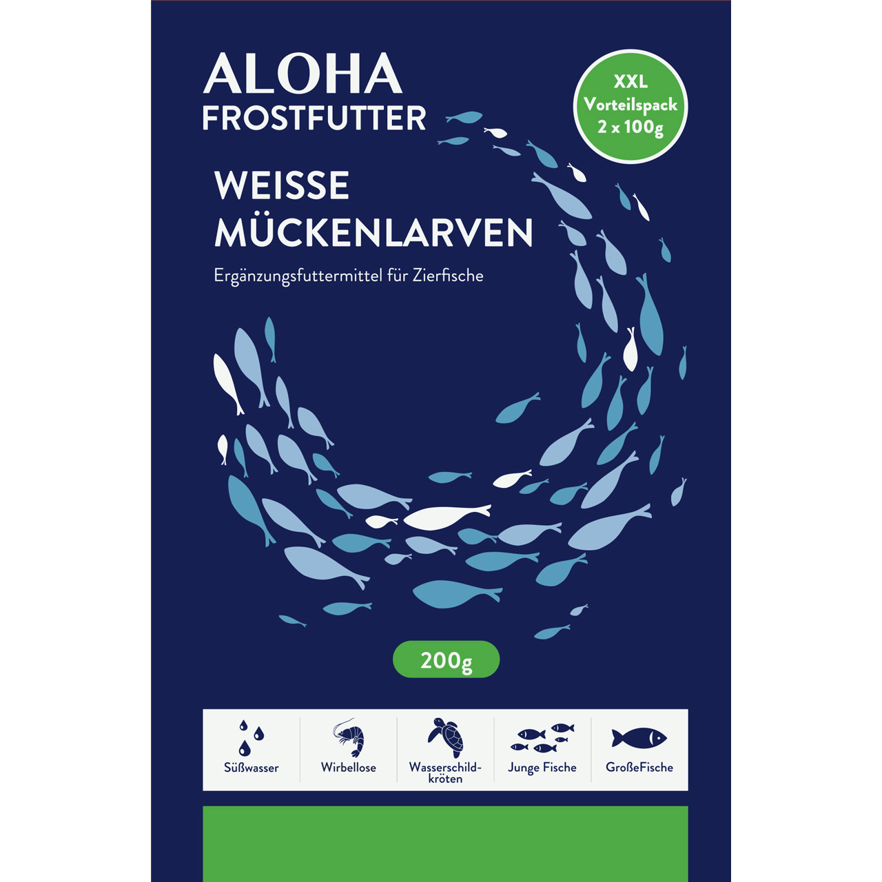 ALOHA Weisse Mückenlarven BLISTER ECO 200 g