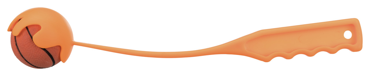 TRIXIE Ballwerfer für Hunde, mit ergonom. Griff & Ball, ideal für Apportierübungen & aktives Spielen. Perfekt für Bewegung & Spaß.