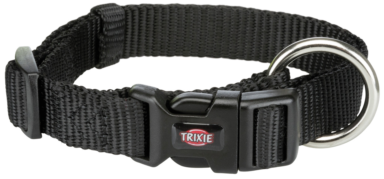 Trixie Premium Halsband Hunde S - M schwarz
