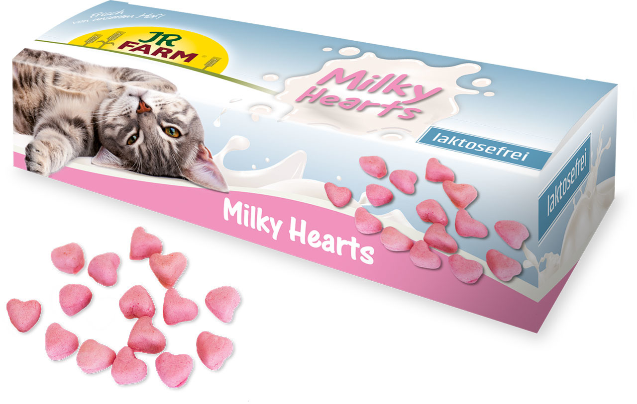 JR Farm Milky Hearts Katzen Snack 50 g