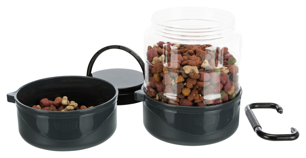 TRIXIE DogonTour Reise-Set 2 x 0,75 Liter Hundenapf