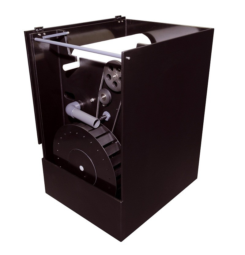 Genesis Trommelfilter EVO3, für Teichbesitzer, effiziente Wasserreinigung, robustes Material, zeigt Trommel+Rohrleitungen.