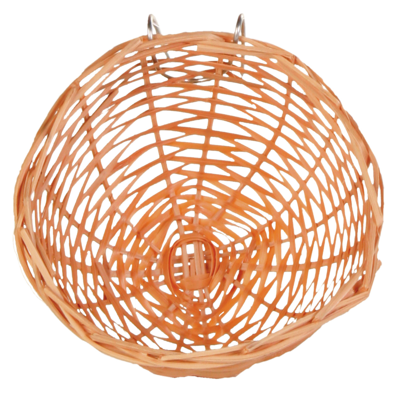 TRIXIE Weidenkorb, für kleine Hunde/Katzen, robustes Naturmaterial, Metallhalterung, sicherer Transport, warmes Braun.