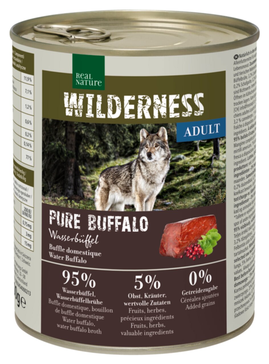 REAL NATURE WILDERNESS Pure Buffalo Adult 800 g | 4047777153177
