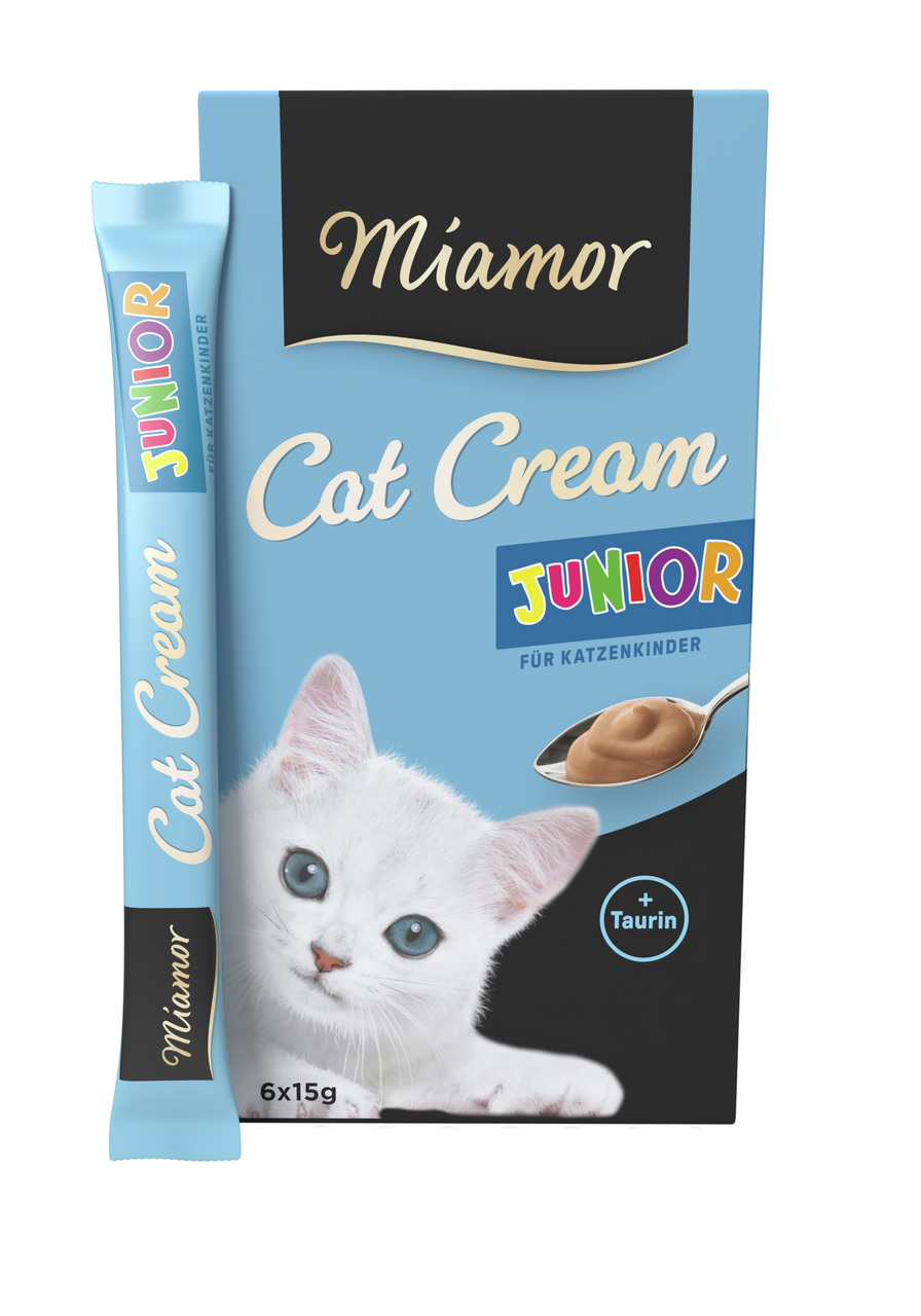 Miamor Cat Cream Junior Katzen Snack 6 x 15 g