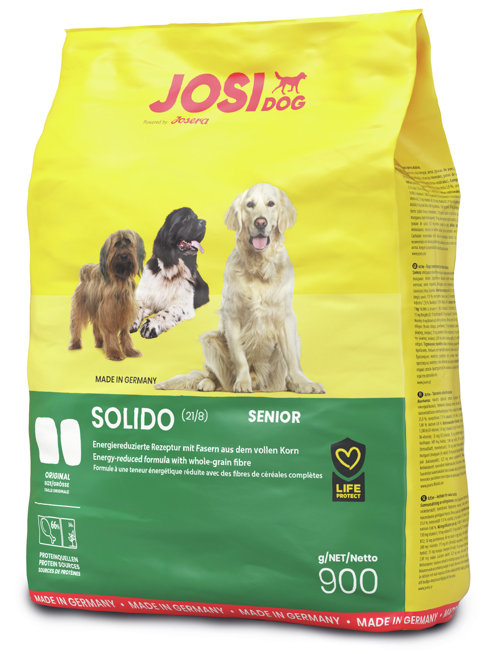 Sparpaket 5 x 900 g Josera JosiDog Solido Hunde Trockenfutter