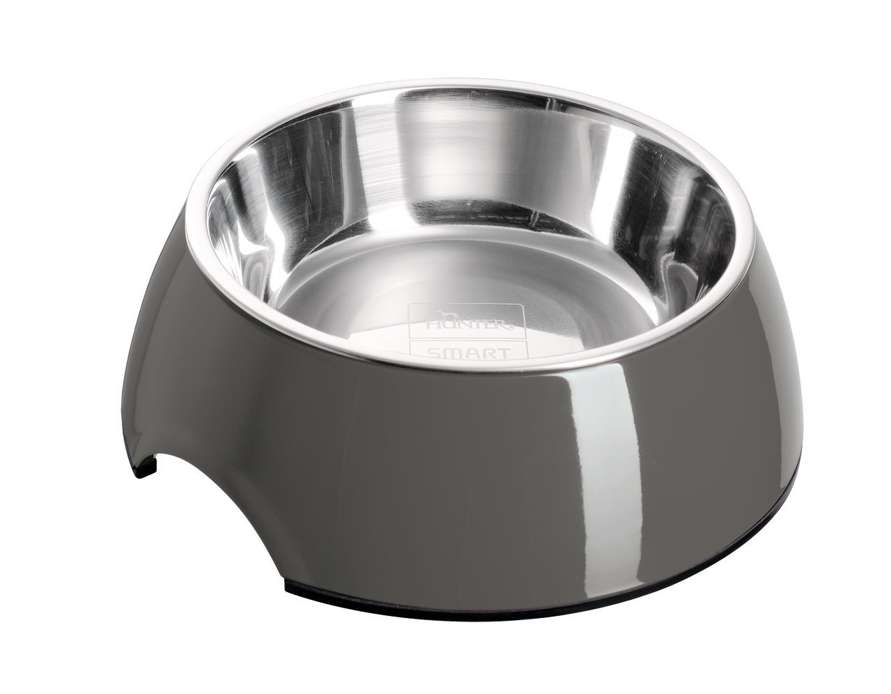 HUNTER Melamin-Napf 700ml grau Hundenapf