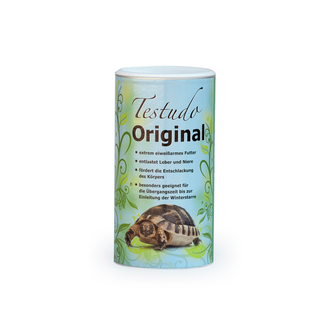 Agrobs Testudo Original: eiweißarmes Futter für Schildkröten, entlastet Leber-Nieren, fördert Entschlackung, ideal vor Winterstarre.
