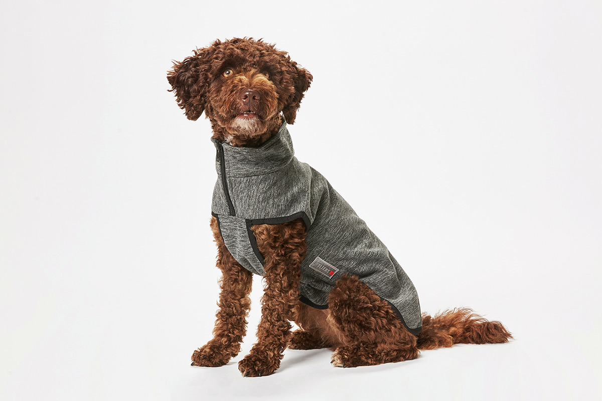 Wolters Fleecejacke Soft & Dry 40 cm grau