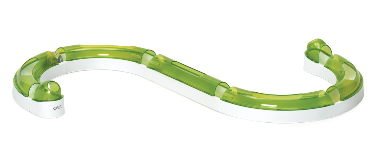 Catit Senses 2.0 Spielschienen-Circuit, Katzenspielzeug, interaktiv, für alle Altersgruppen, fördert Aktivität & Spieltrieb.