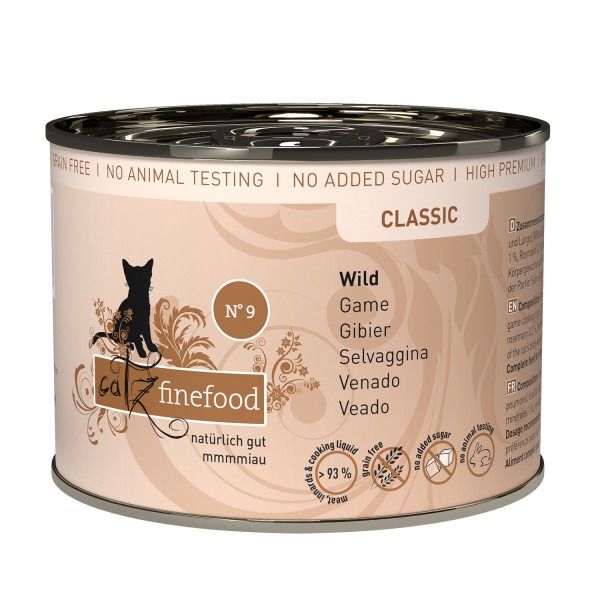 catz finefood Classic No.9 Wild 200 g Katzennassfutter