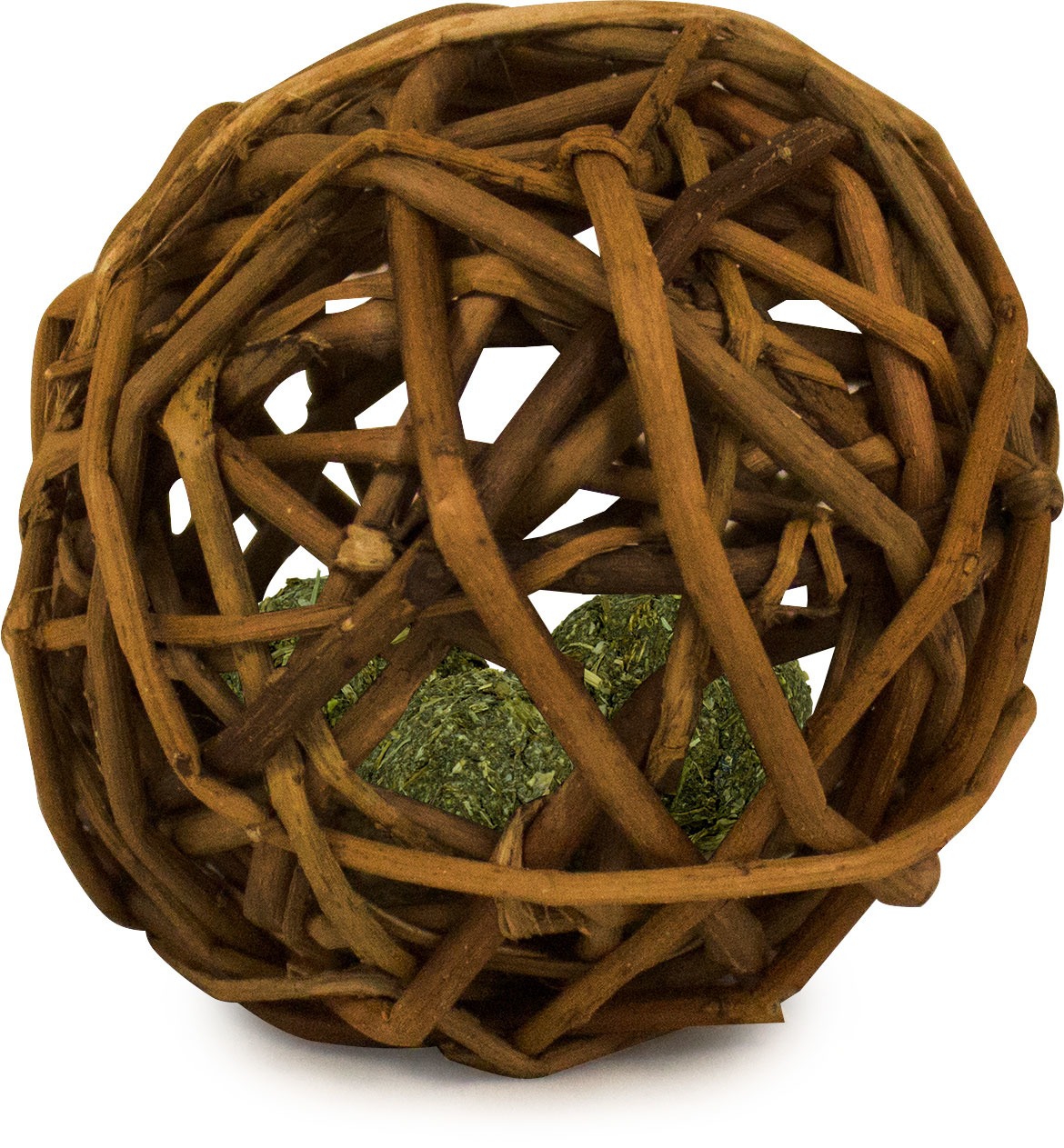 JR FARM Weidenball Löwenzahn, Spiel-/Knabberprodukt f. Kaninchen/Nager, gesunder Snack, Beschäftigung/Zahnpflege, gefüllt, Weide.