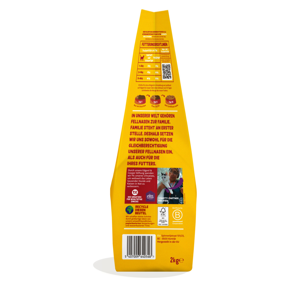 Edgard & Cooper Trockenfutter für Hunde, 2 kg, nachhaltiges Design, Marke für Gleichberechtigung & Tierschutz.