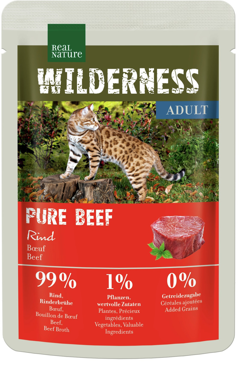 REAL NATURE Wilderness Adult Pure Beef 85 g