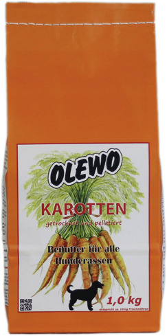 Olewo Karottenpellets Nahrungsergänzung 1 kg