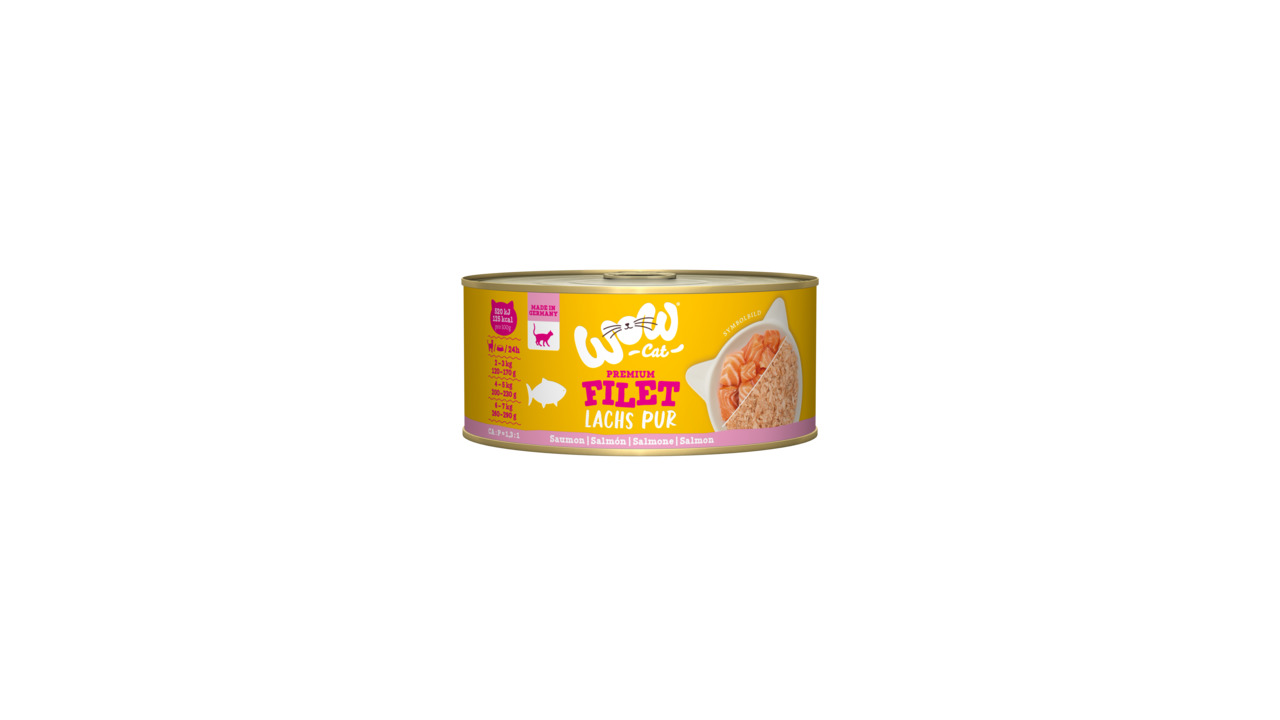 WOW Cat Filet Lachs pur 70 g