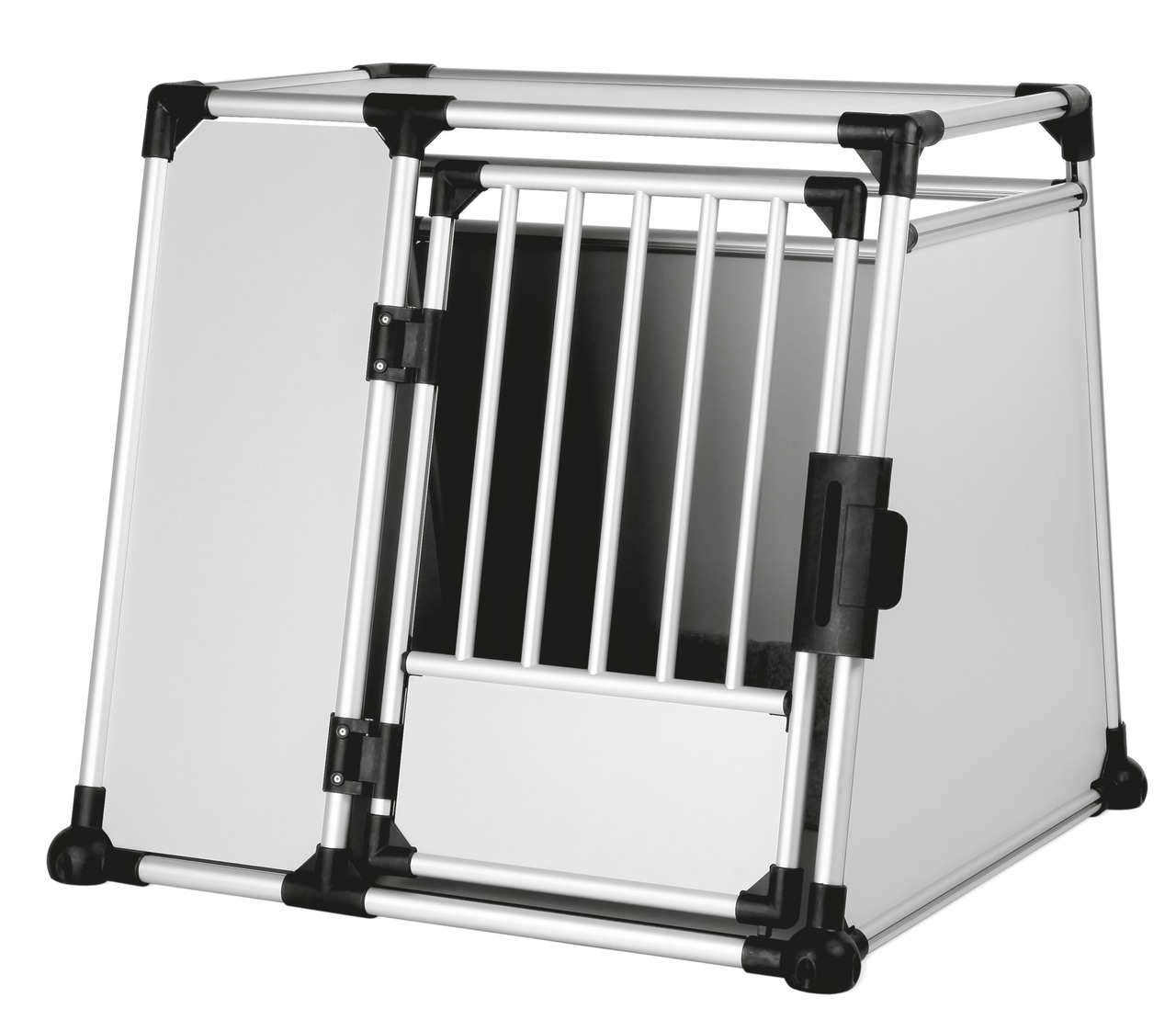 TRIXIE Transportbox Aluminium XL 94x87x93cm silber/hellgrau Transportbox