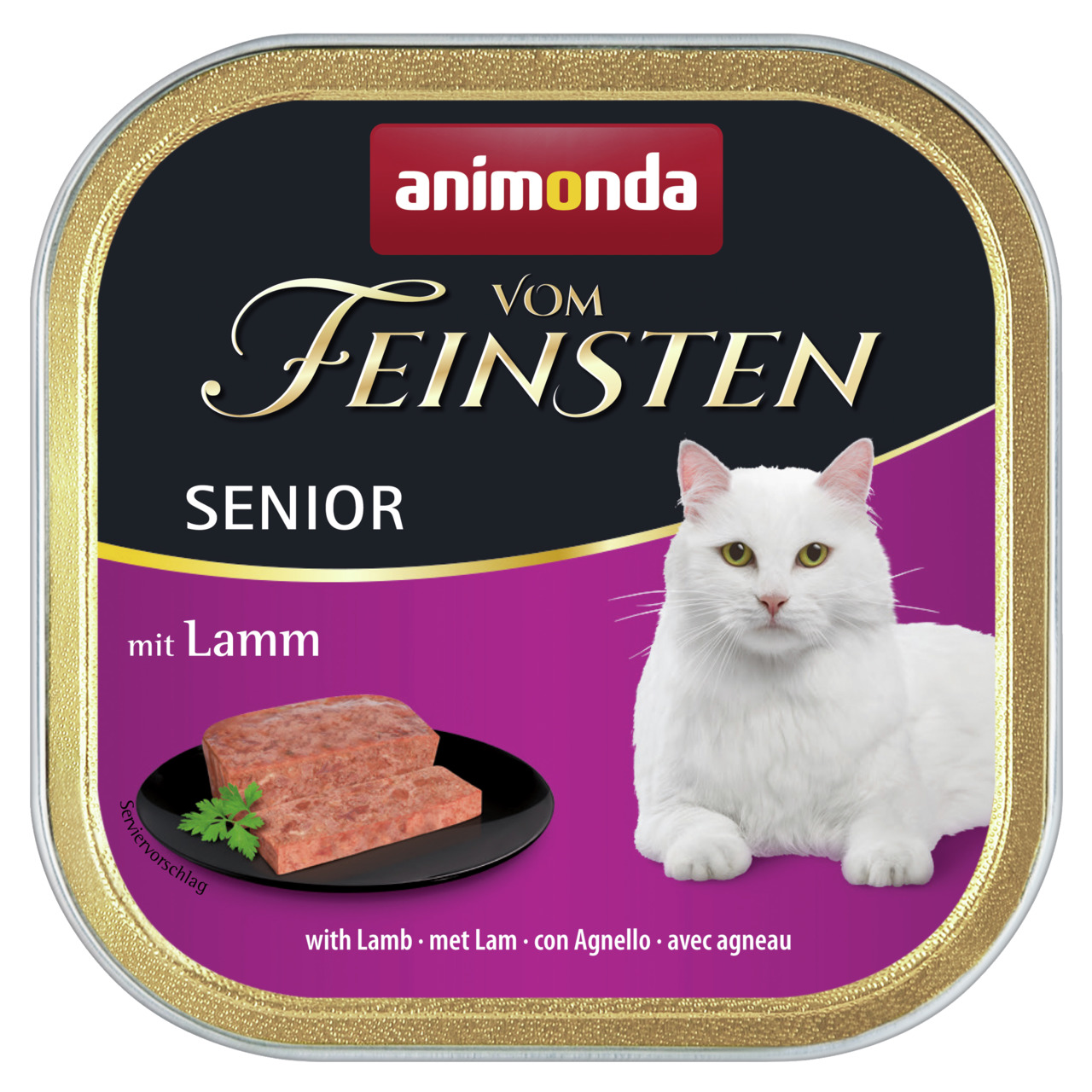 Animonda vom Feinsten Senior mit Lamm Katzen Nassfutter 100 g