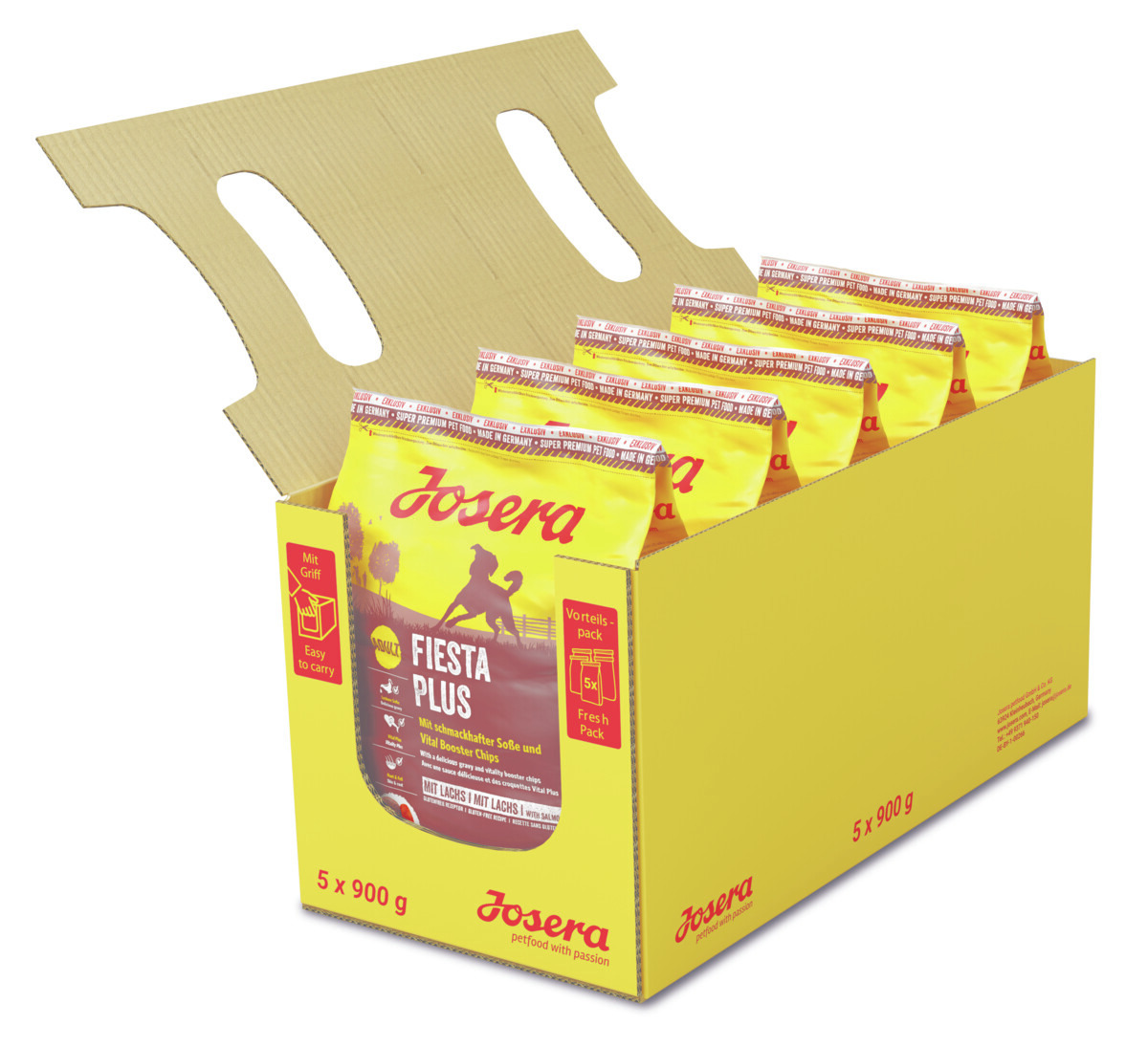 Josera FiestaPlus Hunde Trockenfutter 900 g