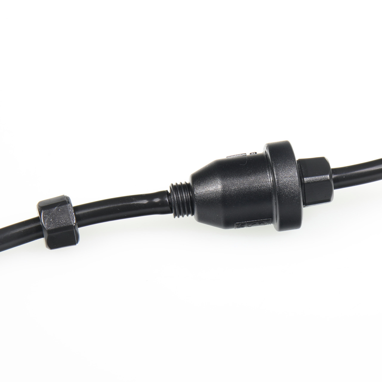 JBL Kabelverbinder, Aquarien-/Teichtechnik, wasserdicht, Schraubgewinde+Dichtungen, sicherer Kabelanschluss, schwarz.