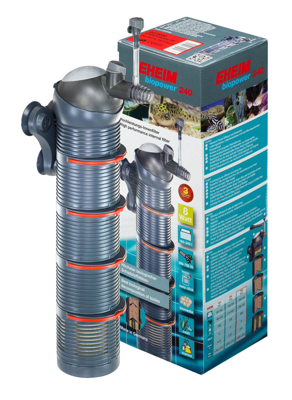 EHEIM Innenfilter aquaball 180, für Aquarien bis 180L, modular, flex. Ausrichtung, effiziente Wasserreinigung, für Aquarienbesitzer.