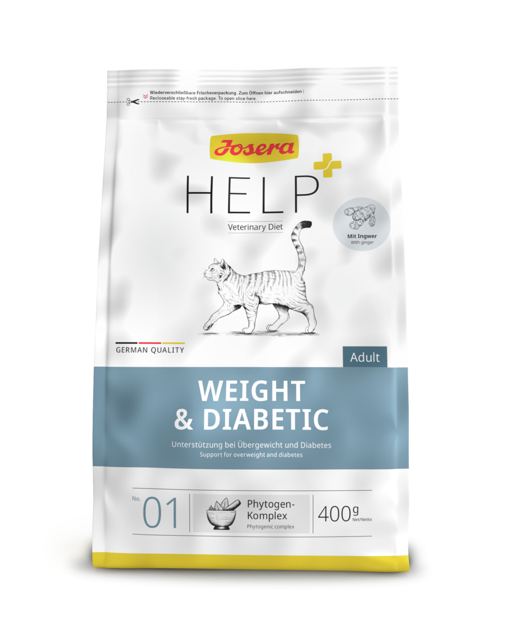 Josera Help Weight & Diabetic Katzen Trockenfutter 400 g