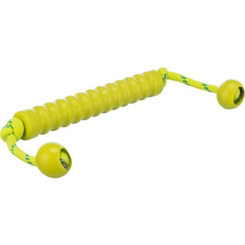 TRIXIE Hundespielzeug "Dog Activity Mot-Aqua", schwimmfähig, gelb, für Wasseraktivitäten, robuste Knoten, ideal für aktive Hunde.