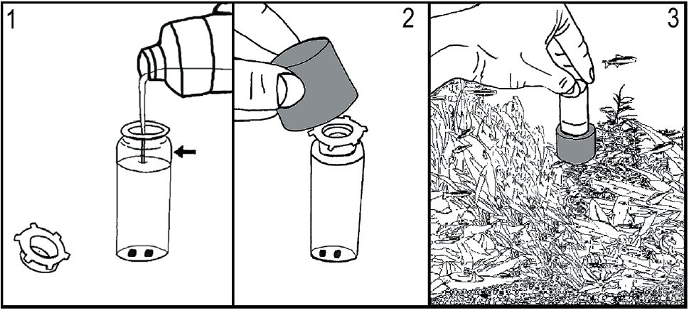 Söchting Oxydator: Für Aquarien mit Pflanzen & Fischen. Anleitung: Behälter füllen, Katalysator einsetzen, ins Aquarium stellen.