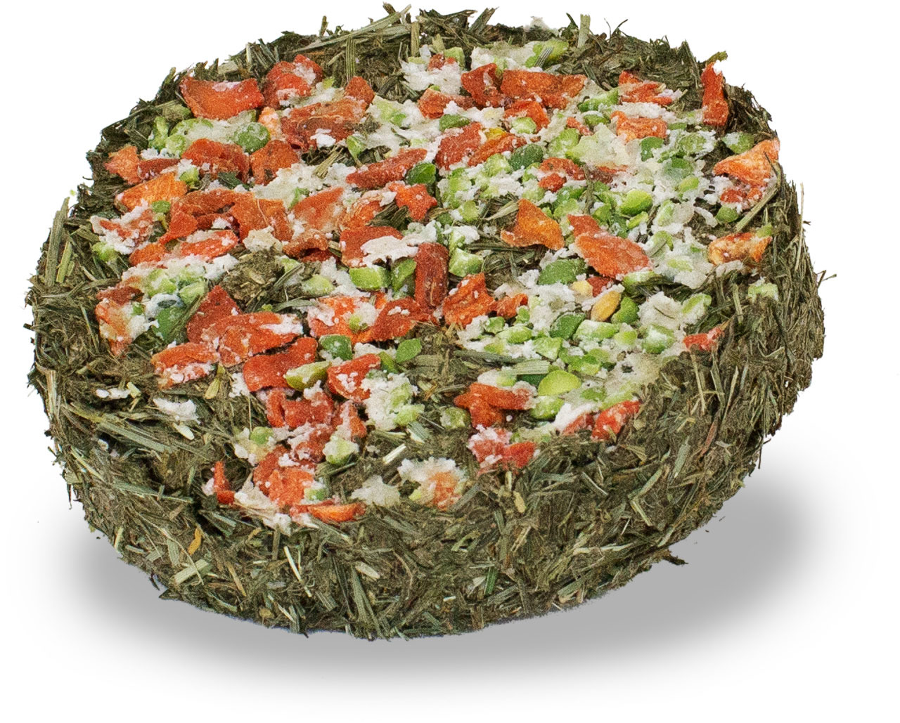 JR FARM Grainless Nibble Ball, Snackball für Kaninchen/Meerschweinchen, getreidefrei, mit Karotten/Erbsen, fördert Zahnpflege, 1 Stk.