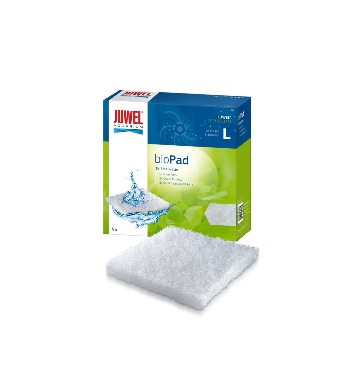 Sparpaket 2 x Juwel bioPad Filterwatte Aquarium Filtermedium L