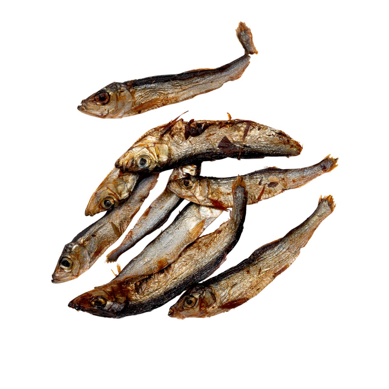 Lottis Häppchen: Hochwertiger Snack für Hunde, Geschmacksrichtung Fisch, ca. 8 getrocknete Fische, natürlich & gesund.