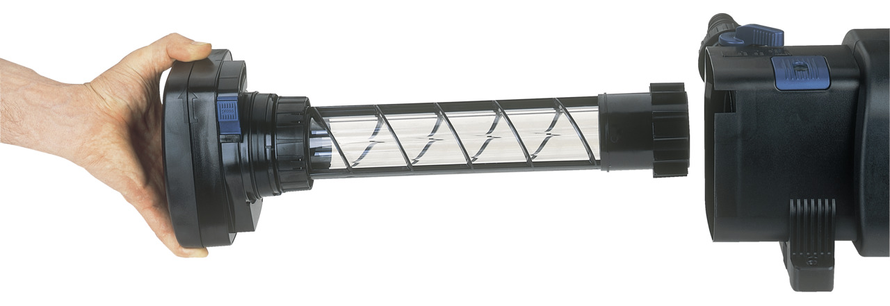 Oase Bitron C 36 W UVC-Klärer, für Teichbesitzer, Algenreduktion & Wasserqualität, transparente UVC-Röhre, einfache Wartung.