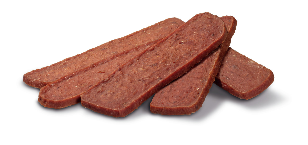 PREMIERE Snack-Streifen für Hunde, Rind, 5 Stk., hochwertige Leckerei, ideal als Belohnung oder Snack zwischendurch.
