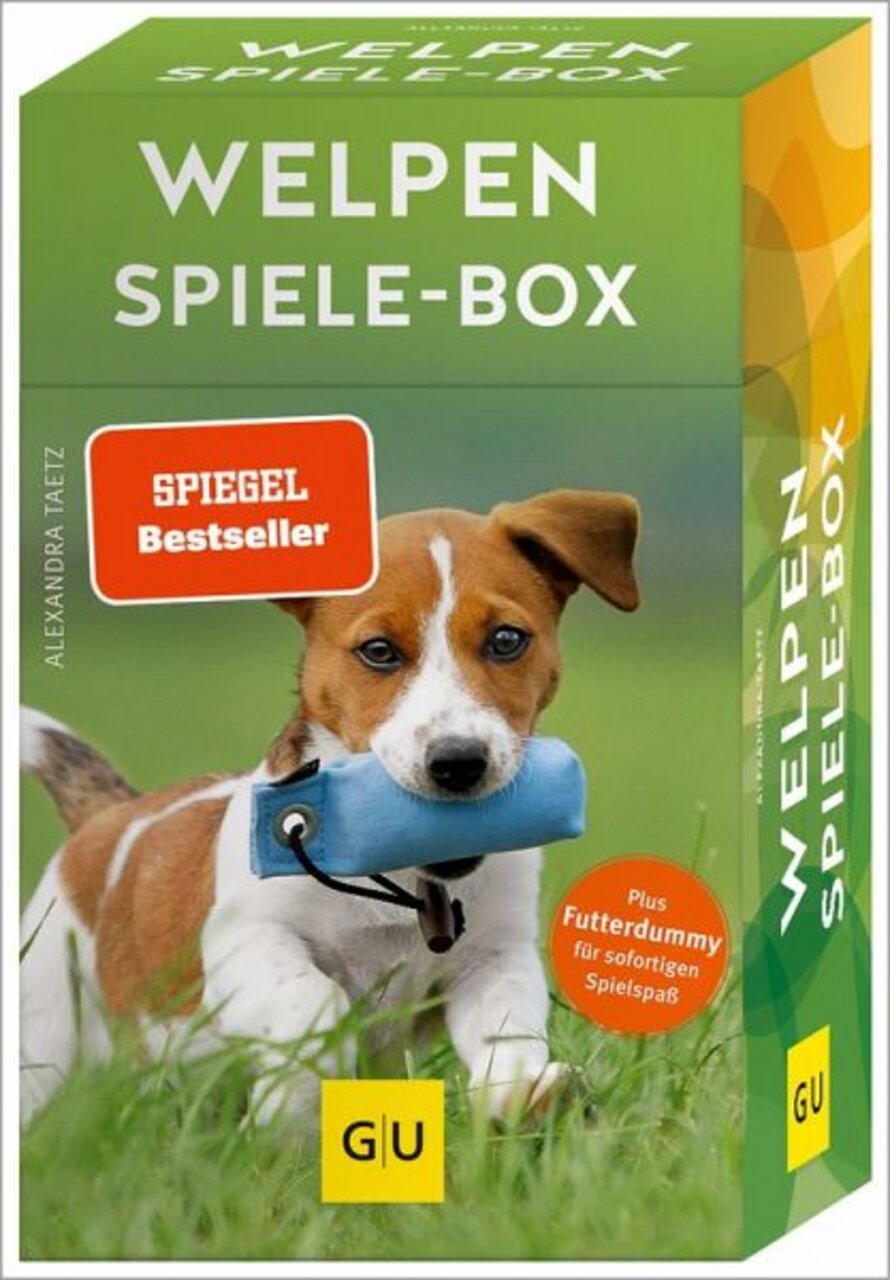 GU Welpen Spiele-Box: Für Welpenbesitzer. Mit Anleitungen, Zubehör & Futterdummy für spielerisches Training & sofortigen Spielspaß.