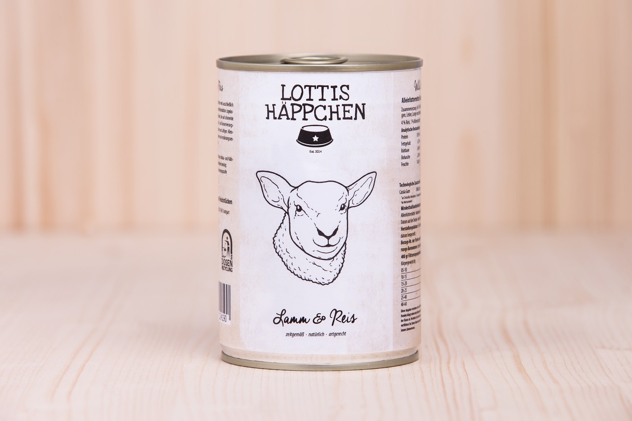 Sparpaket 6 x 400 g Lottis Häppchen Lamm & Reis Hunde Nassfutter