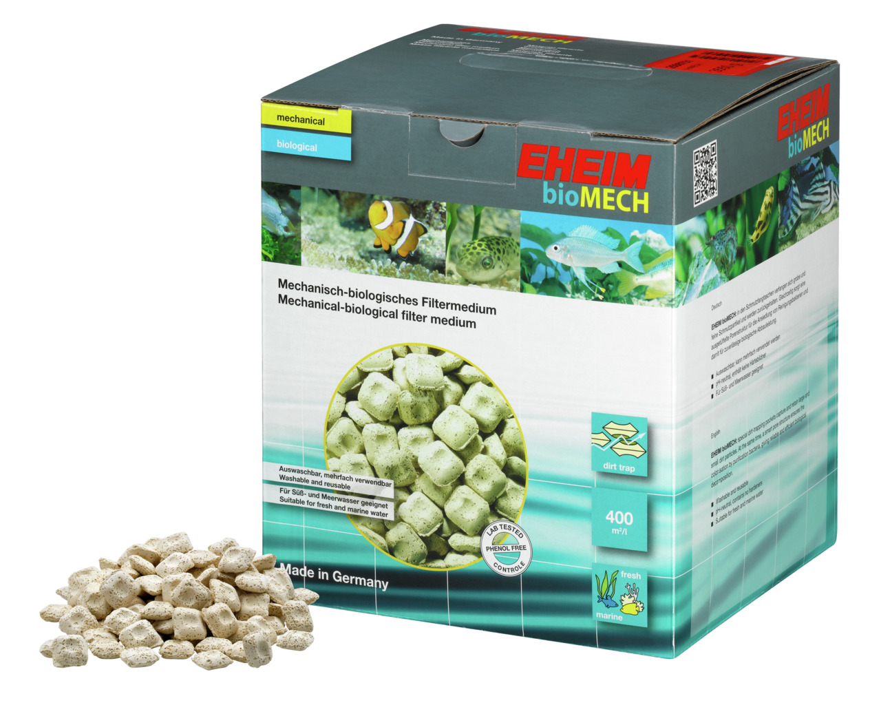 EHEIM BioMech Filtermasse mit Schmutztasche 5 Liter Aquarienzubehör