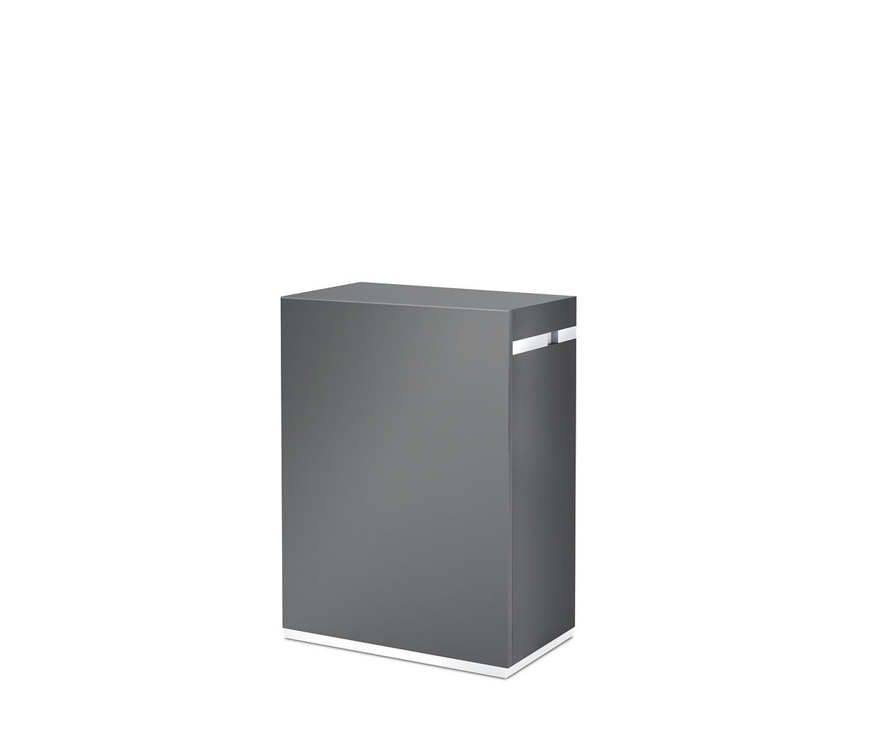 Unterschrank Oase, dunkelgrau, modern, minimalistisch, passend für Aquarien, ideal f. Zubehöraufbewahrung. EAN: 4010052880181.