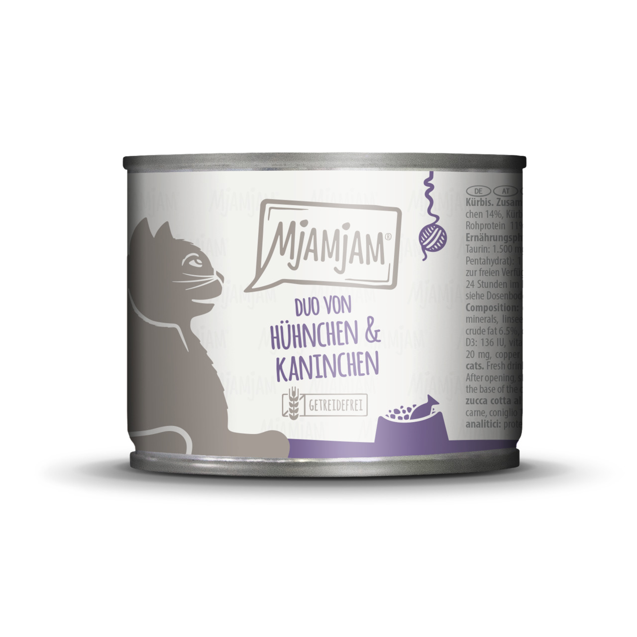 MJAMJAM Katze Duo Hühnchen&Kaninchen+Kürbis 200g