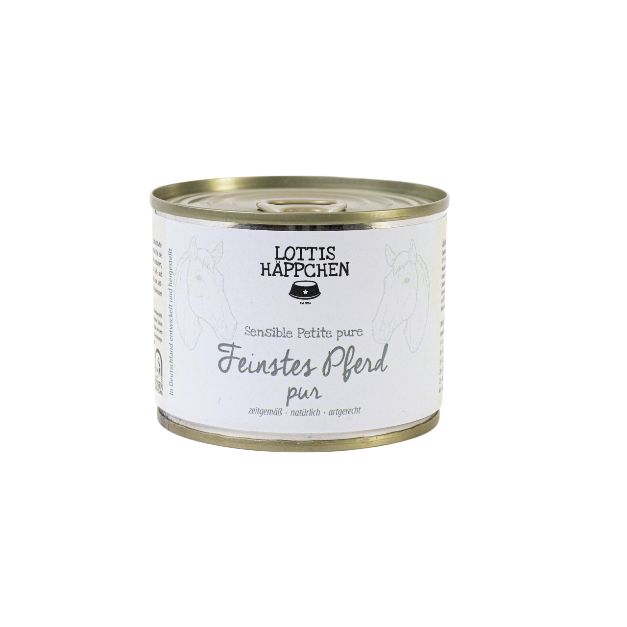 Lottis Häppchen Sensible Petite pure – Feinstes Pferd pur, für Hunde, 100 g, natürlich, artgerecht, zeitgemäß.