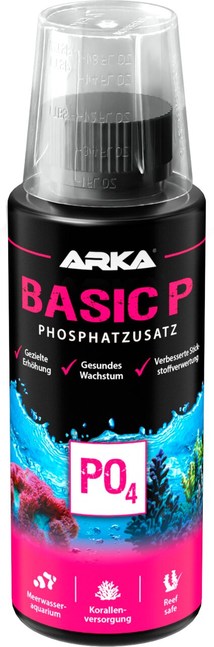 ARKA Basic P Phosphatzusatz für Meerwasseraquarien, Korallenversorgung, reef safe, gezielte Erhöhung, gesundes Wachstum