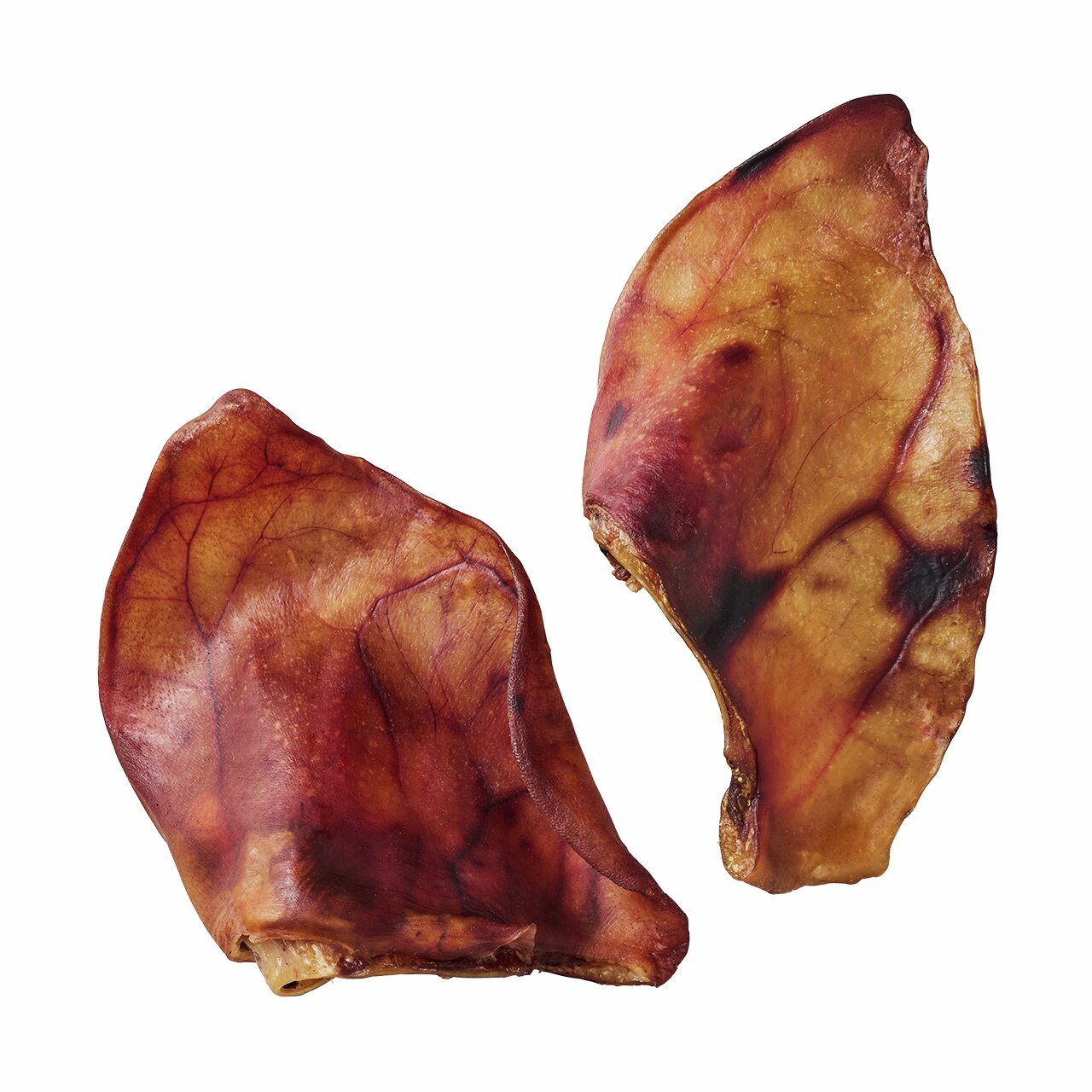 Lottis Häppchen Schweineohren (2 Stk.), natürl. Kausnack f. mittelgr.-gr. Hunde, zahnpflegend, proteinreich, ohne künstl. Zusätze.