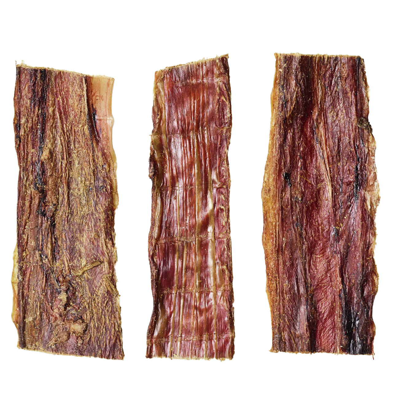 Lottis Häppchen Rinderhaut, Kausnack für Hunde, proteinreich, ohne Zusatzstoffe, Zahnpflege, ca. 100 g.